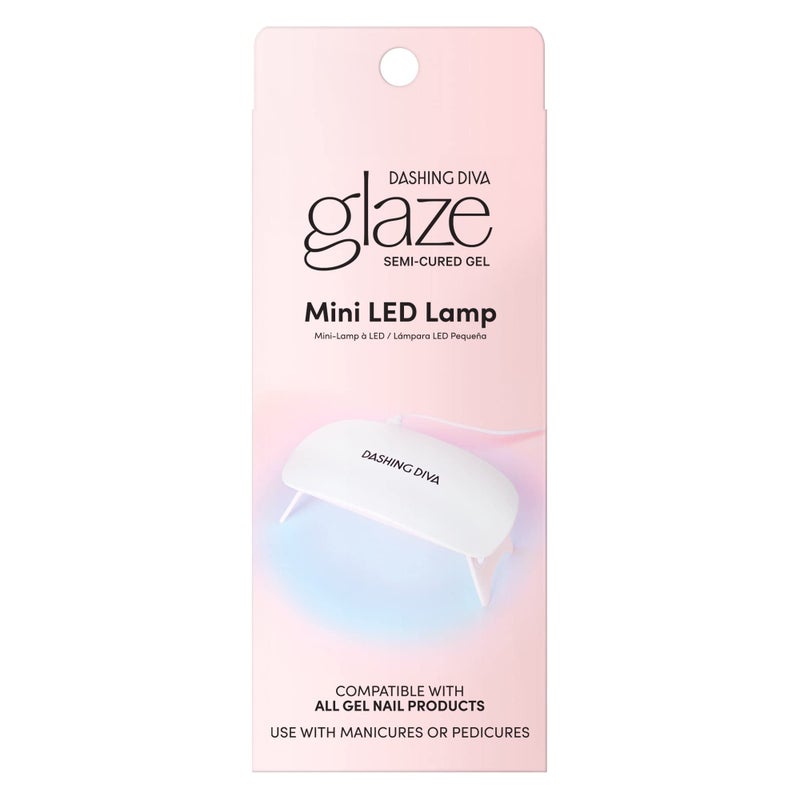 مصباح أظافر LED ميني من داشينغ ديفا - ضوء مدمج وقابل للحمل لتجفيف الأظافر شبه المجففة - لجميع منتجات الجل - مصباح LED عالمي مع كابل USB